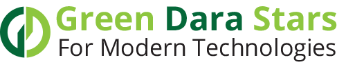 Green dara stars for computers logo